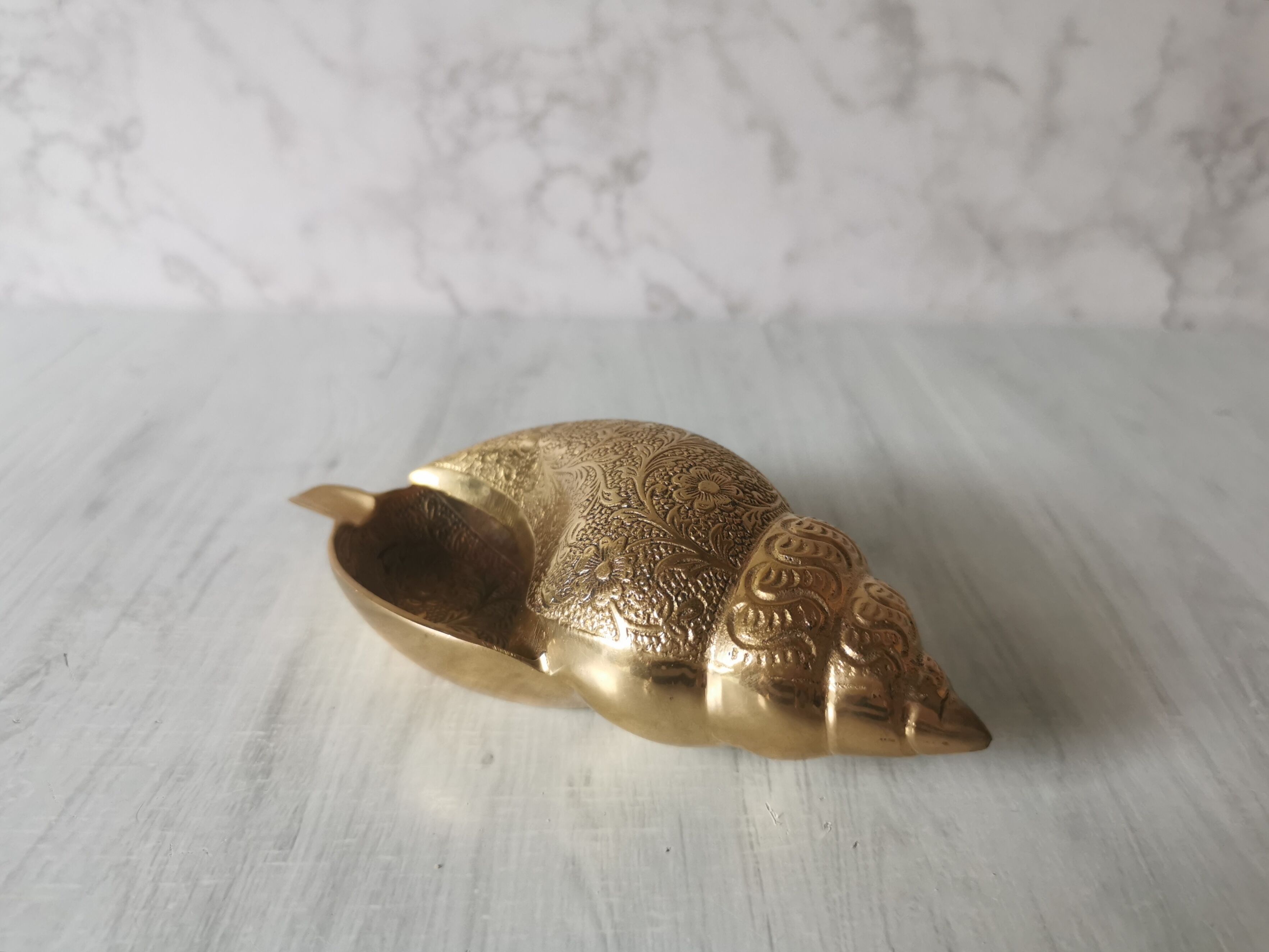 Brass shell ashtray