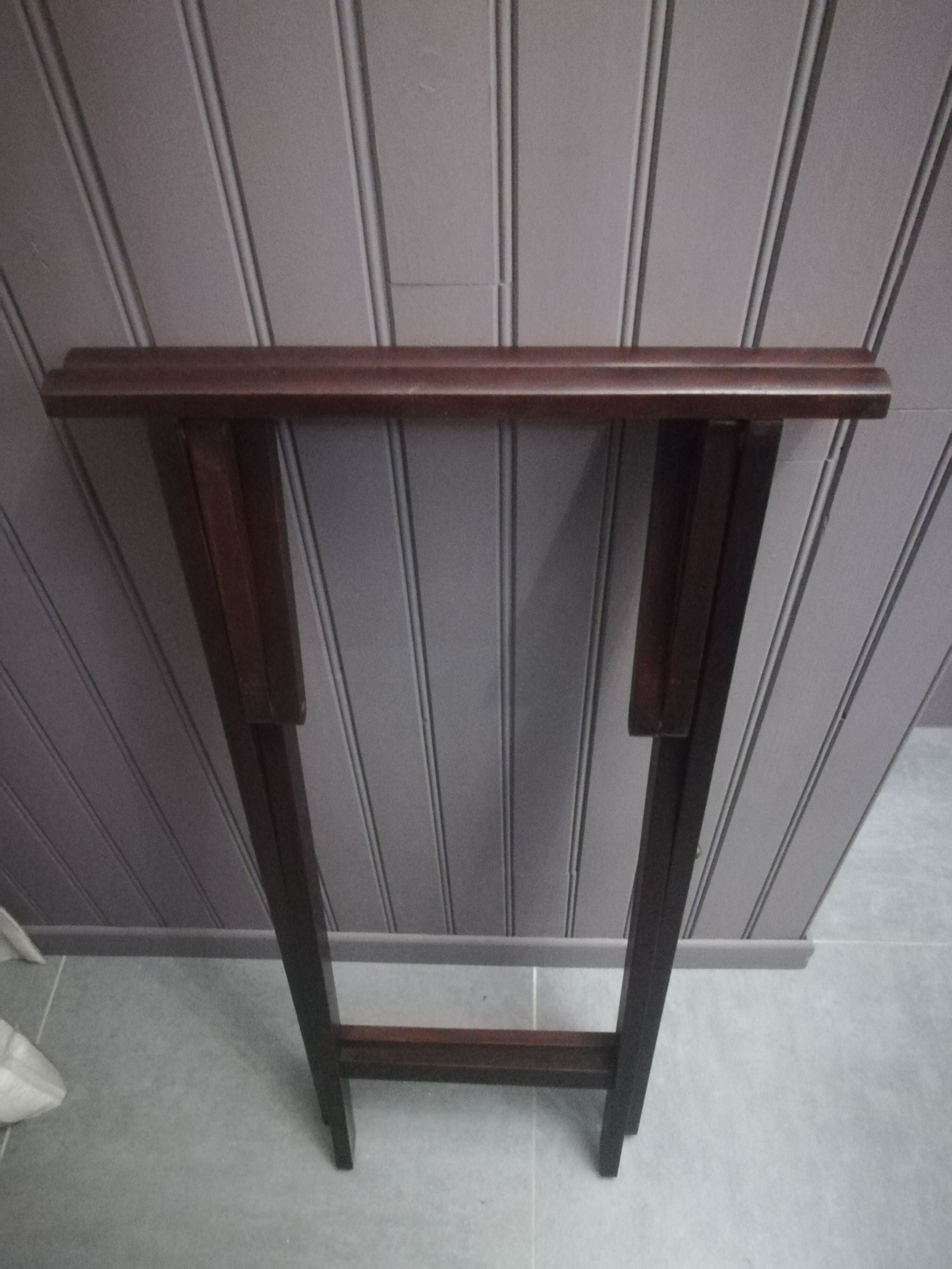 Mahogany Folding Butler Table