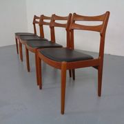 Danish Teak Dining Chairs from Vamo Mobelfabrik, 1960s, Set of 4
