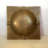Ashtray in worked brass