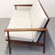 Scandinavian living room (3-seater sofa and 2 armchairs) in teak circa 1950