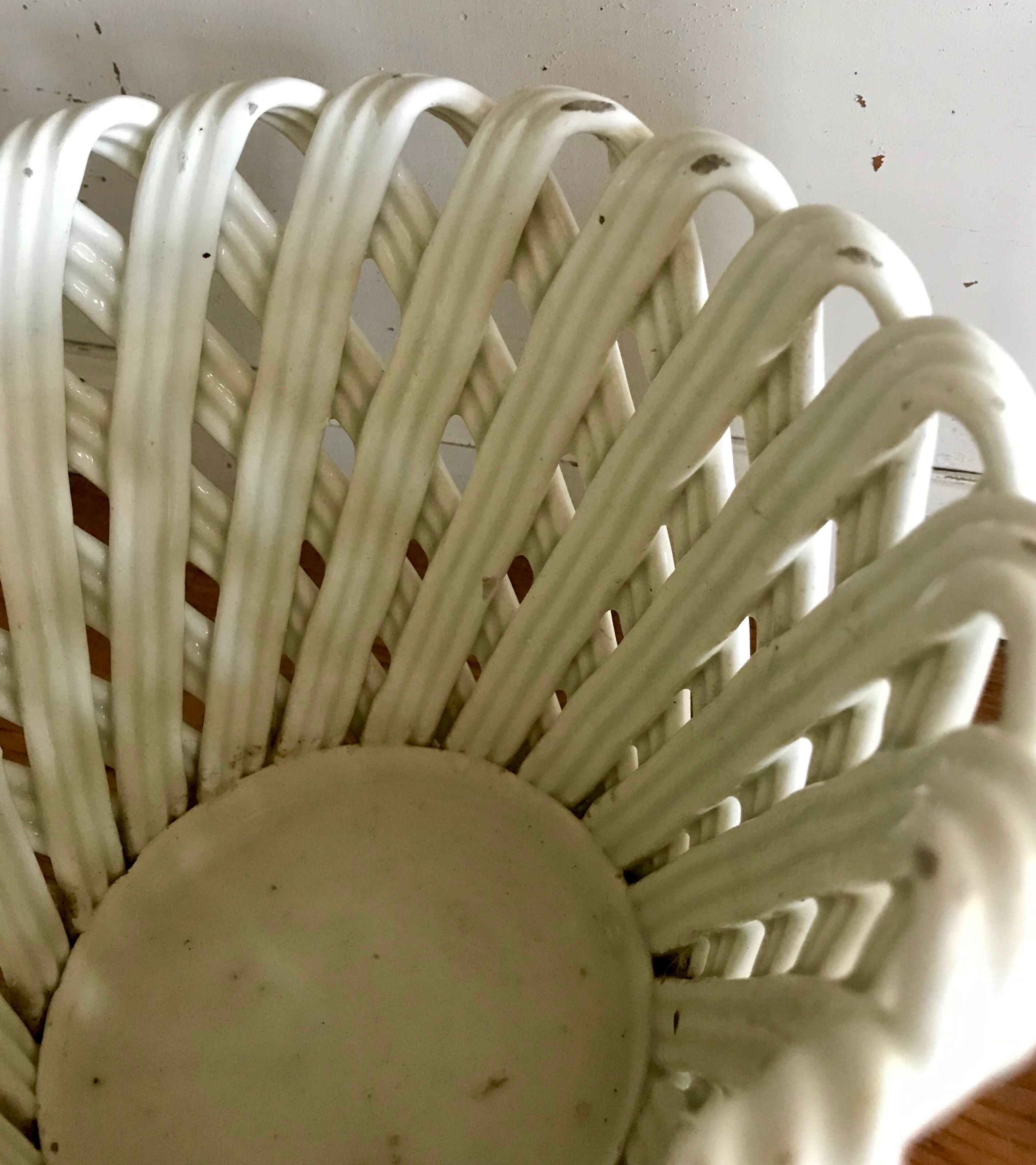 Braided ceramic pot cover