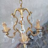 Old bronze chandelier