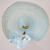 Pitcher vase in blown glass paste, free form, design of the twentieth century