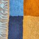 Berber rug made of natural wool, traditionally handwoven, 2/3 m.