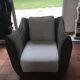 Rattan armchairs