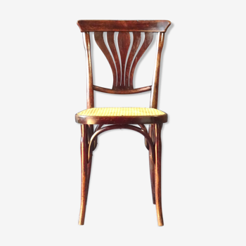 Bistro chair n°193 by kohn 1905 cannée - bois-courbé, art nouveau