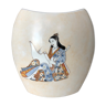 Large porcelain vase with Japanese decoration