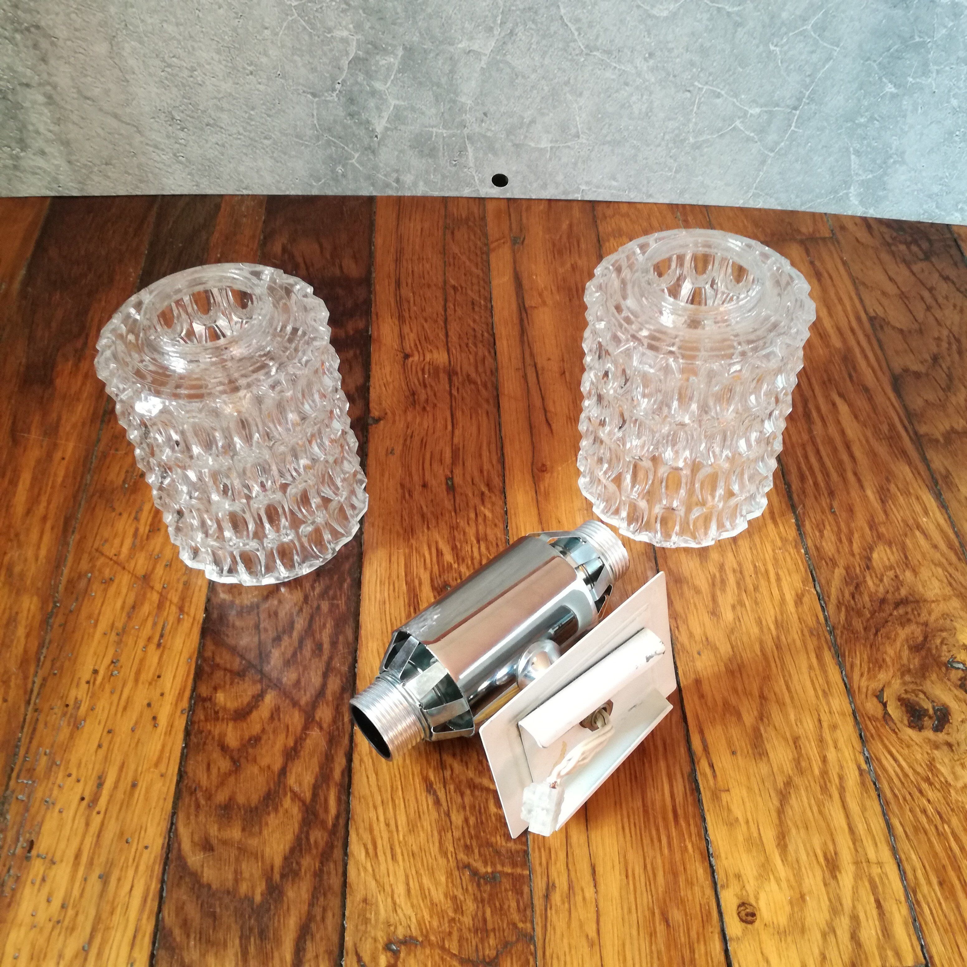 Double cylindrical wall lamp