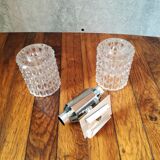 Double cylindrical wall lamp