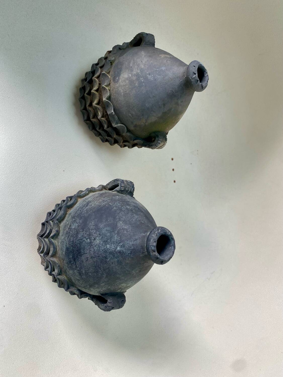 Pair of terracotta vases