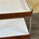 60s 70s serving trolley dinette made of teak & chrome Danish Modern Design