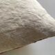 Coussin réversible tweed soie et lin ancien dos lin brut 40x60