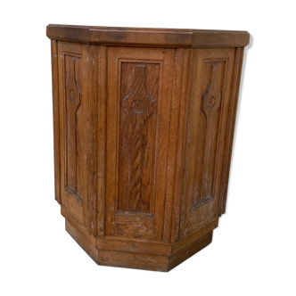 Wooden church pulpit