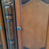 50/60 oak two-door bedside table