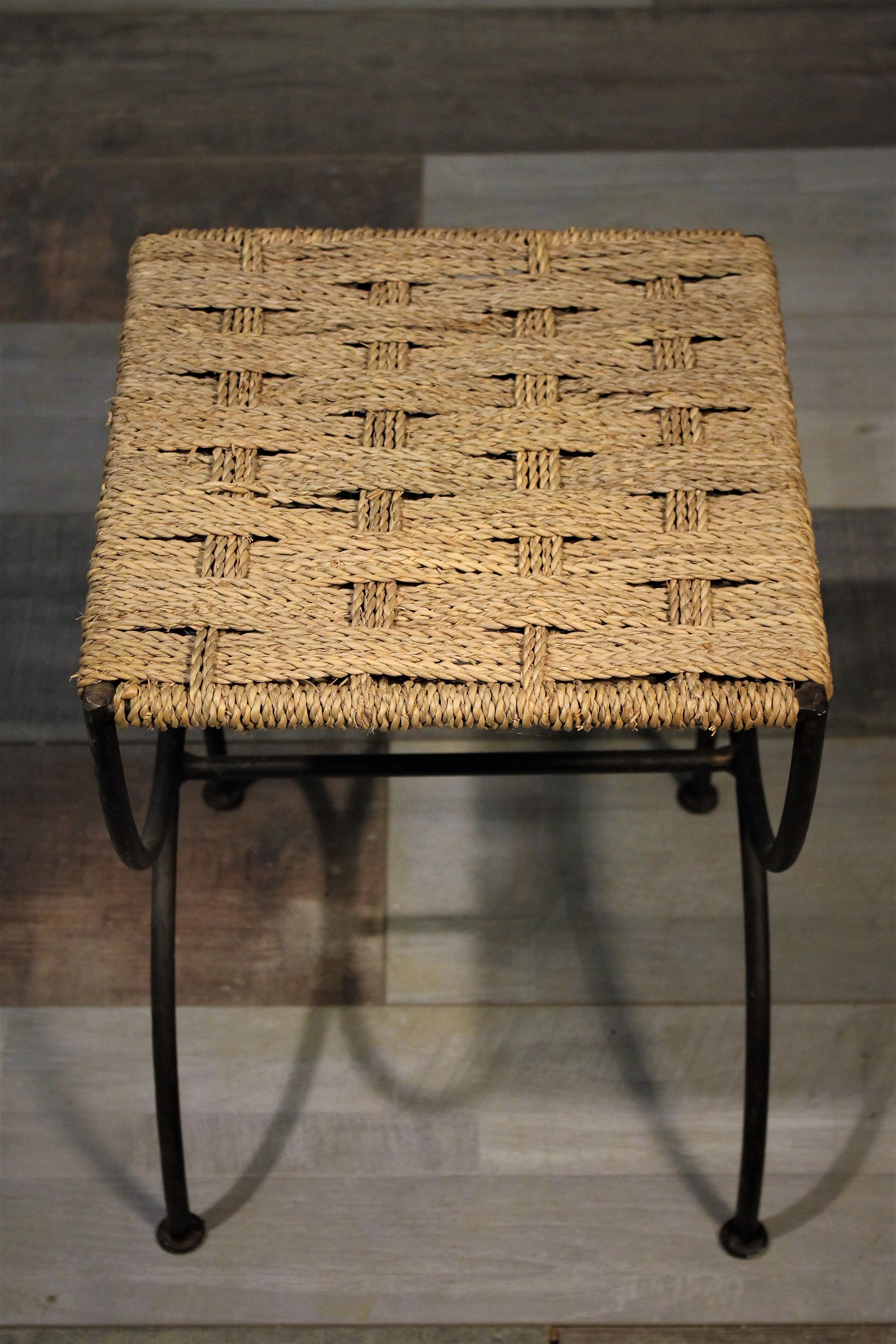 Stool metal & rope 1950