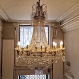 High-end crystal chandelier – Haussmannian style – prestigious piece