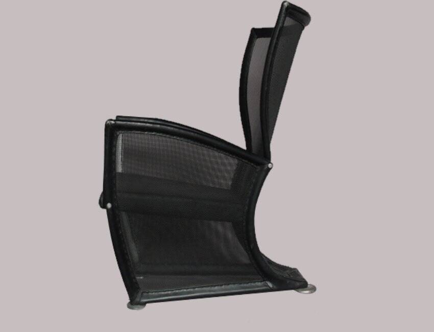 Vintage Leather Armchair by Paolo Nava, Italy, 1970s