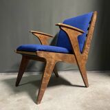 Very rare lounge chair by wim van gelderen for spectrum, 1950s