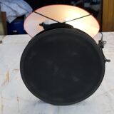 Vintage lamp in orange and white opaline