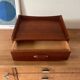 Vintage Danish floating bedside table in teak.