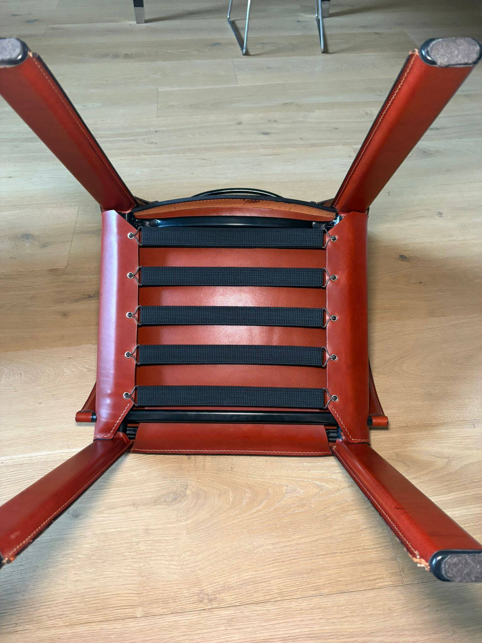 Set of 4 Carlo Bartoli chairs – Manufacturer Matteo Grassi – Coral model
