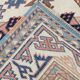 3x10 Navy Blue & Cream Persian Runner Rug, 98x321Cm
