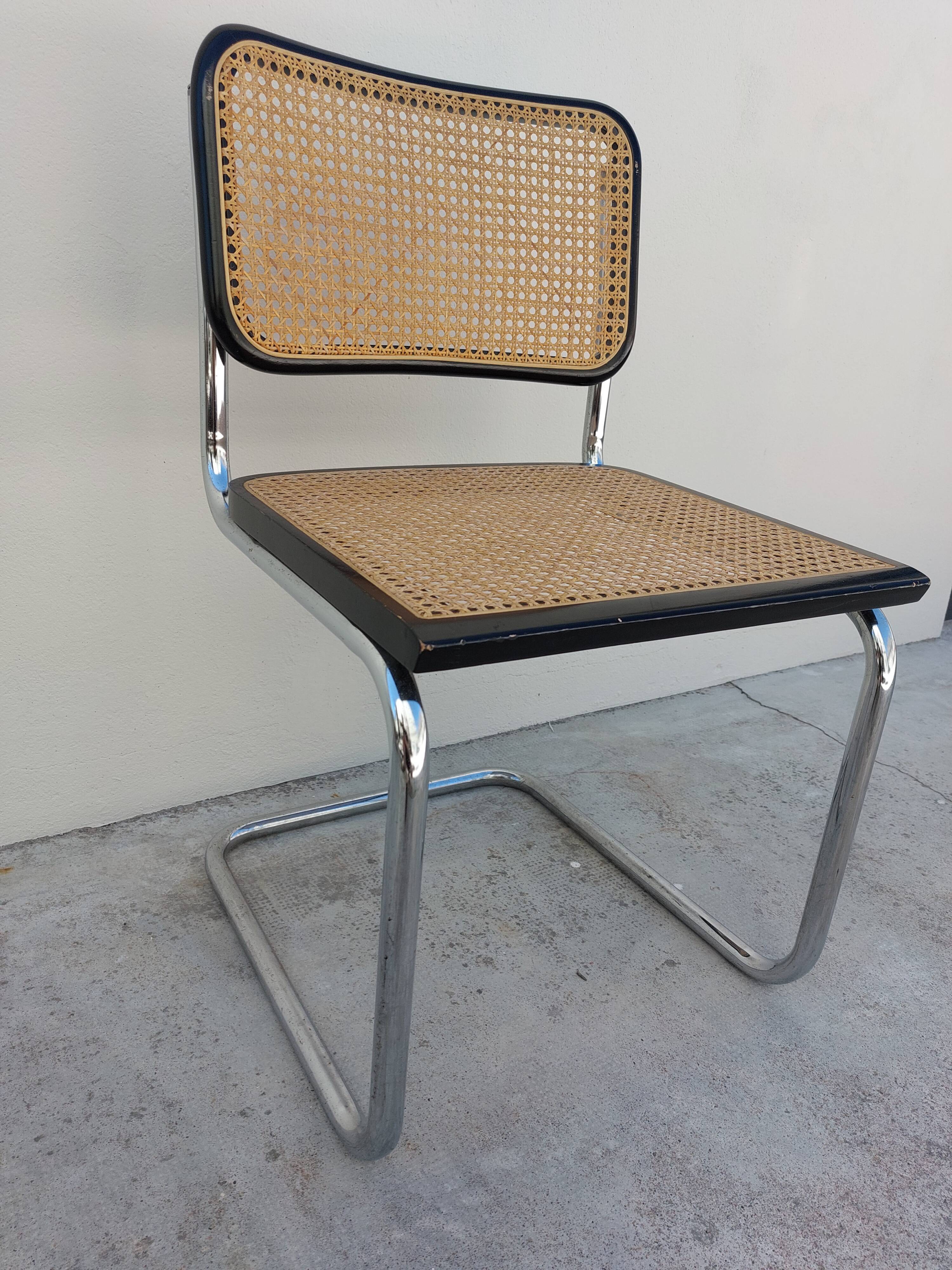 Chair Marcel Breuer B32 signed Italy cesca