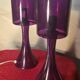 Pair of Vintage Incidence 70s Plexiglas Mood Lamps Height