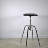 Stool Jieldé limoges 1970