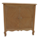Small vintage marquetry wooden cabinet – 2 doors – Classic style