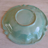 Celadon color serving dish - italian faience