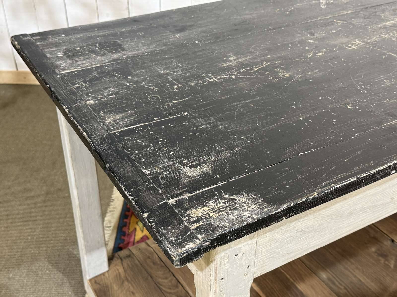1930s draper's table in fir and chestnut