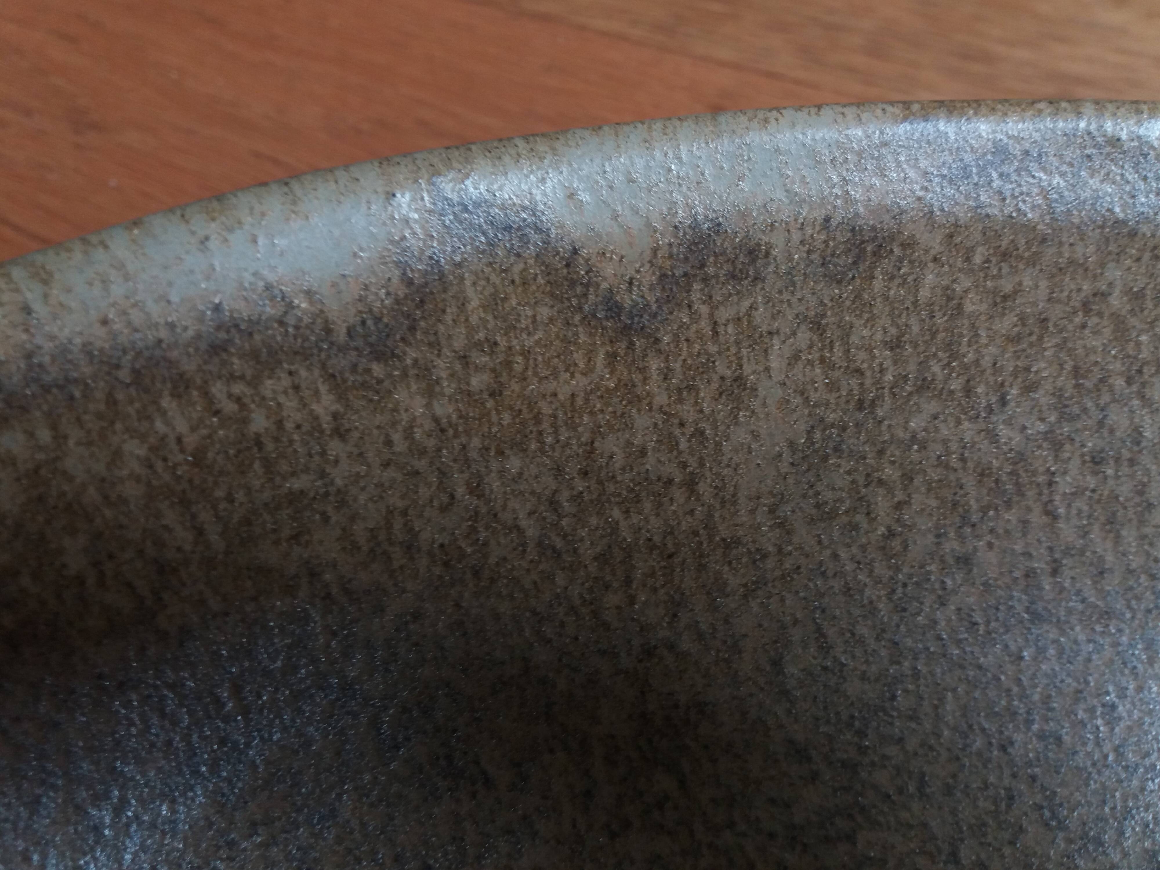 Stoneware salad bowl 35x30 cm