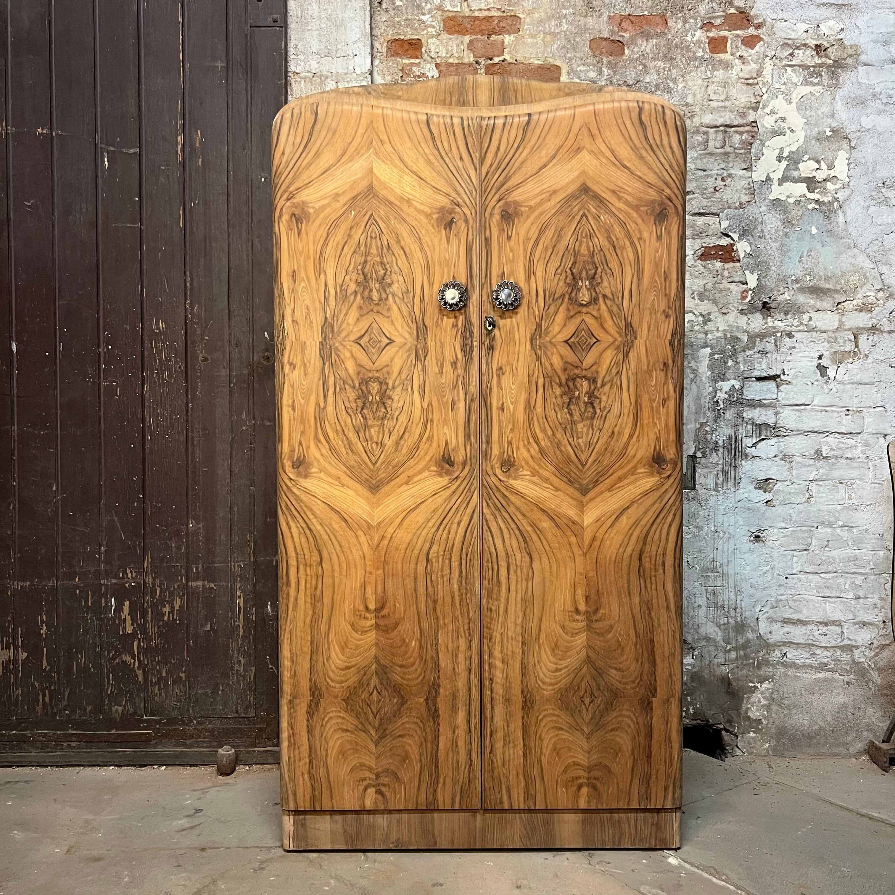 English Art Deco wardrobe Durable Suites LTD