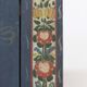 Cabinet de mariée en folk art peint antique de ferme rustique 1863