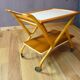 Scandinavian trolley in blond cherry 1960