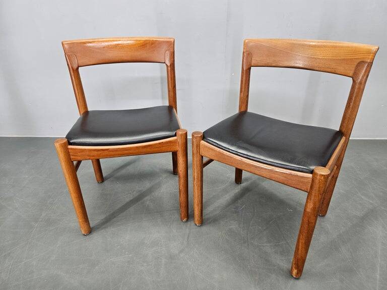 Set of Two Midcentury Rare Dining Chairs Bramin, Denmark, 1960s