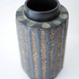 Mid-century modern Scandinavian brutalist pottery vase by Mari Simmulson for Upsala Ekeby, 1970s