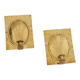 Pair of Swedish Brass Wall Sconces