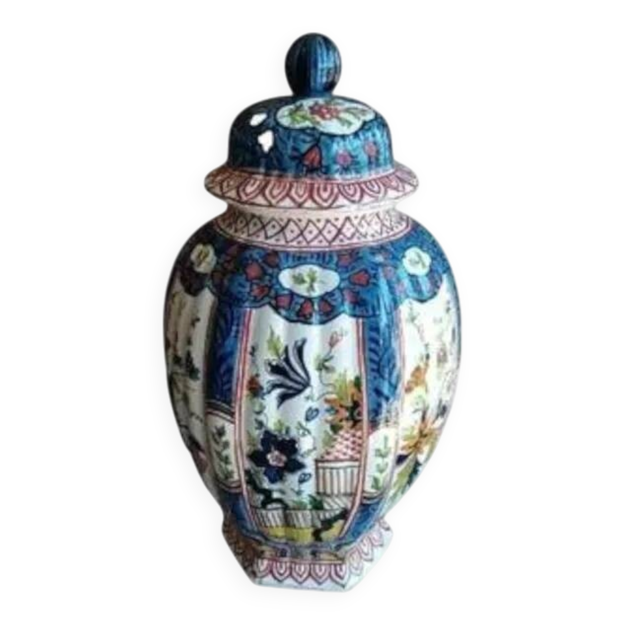 Antique European Ceramic Vase, 19th Century