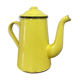 Cafetière émaillée jaune