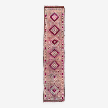 Vintage turkish runner 391x87cm