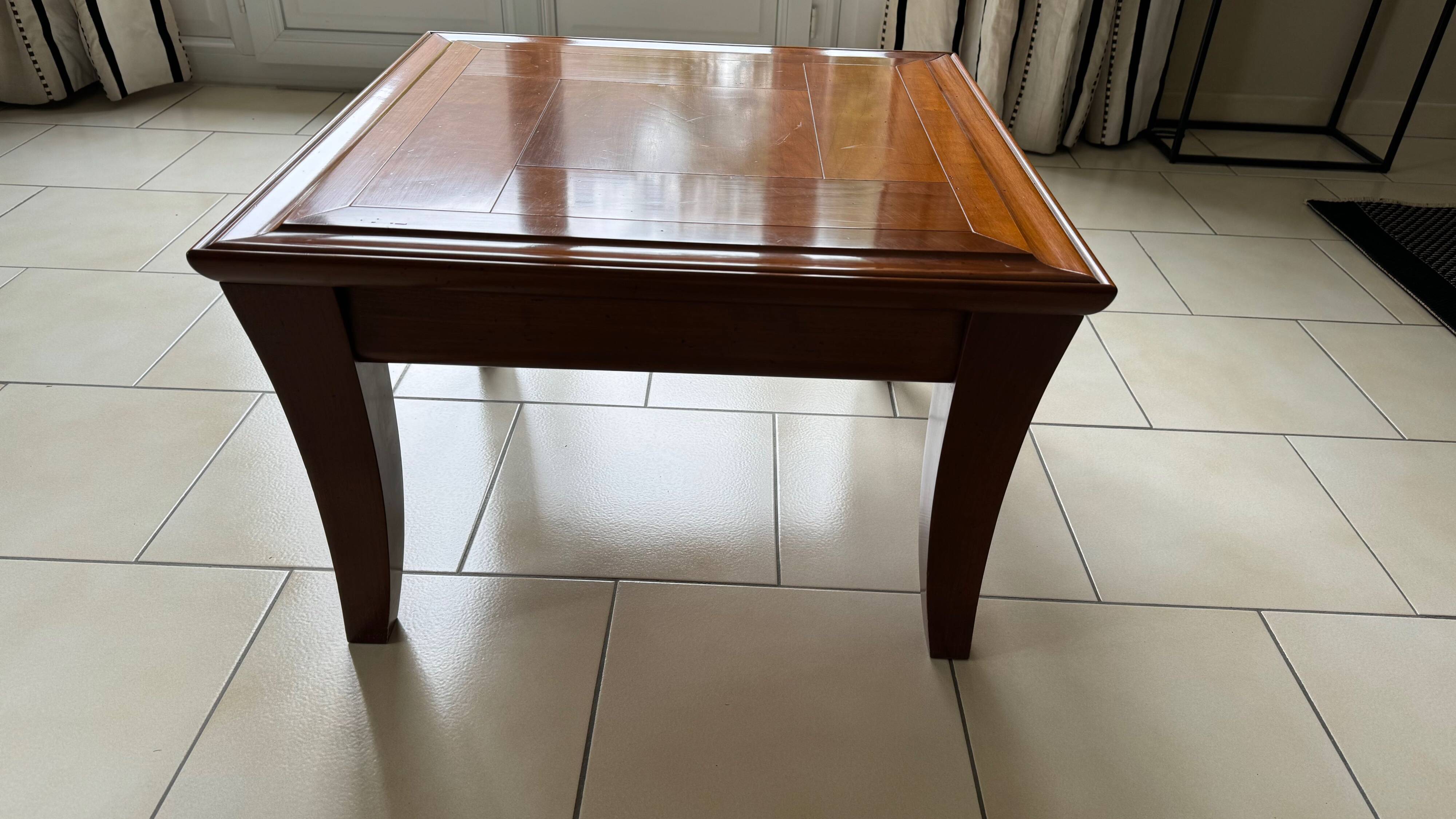 2 bouts de canapé en merisier Roche Bobois