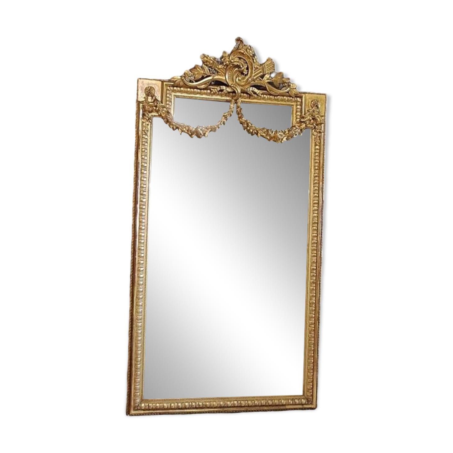 19th century mirror 175 x 92
