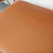 4 vintage sleigh chairs from the 70s, in designer chrome metal