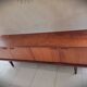 Mid-century Scandinavian teak sideboard design