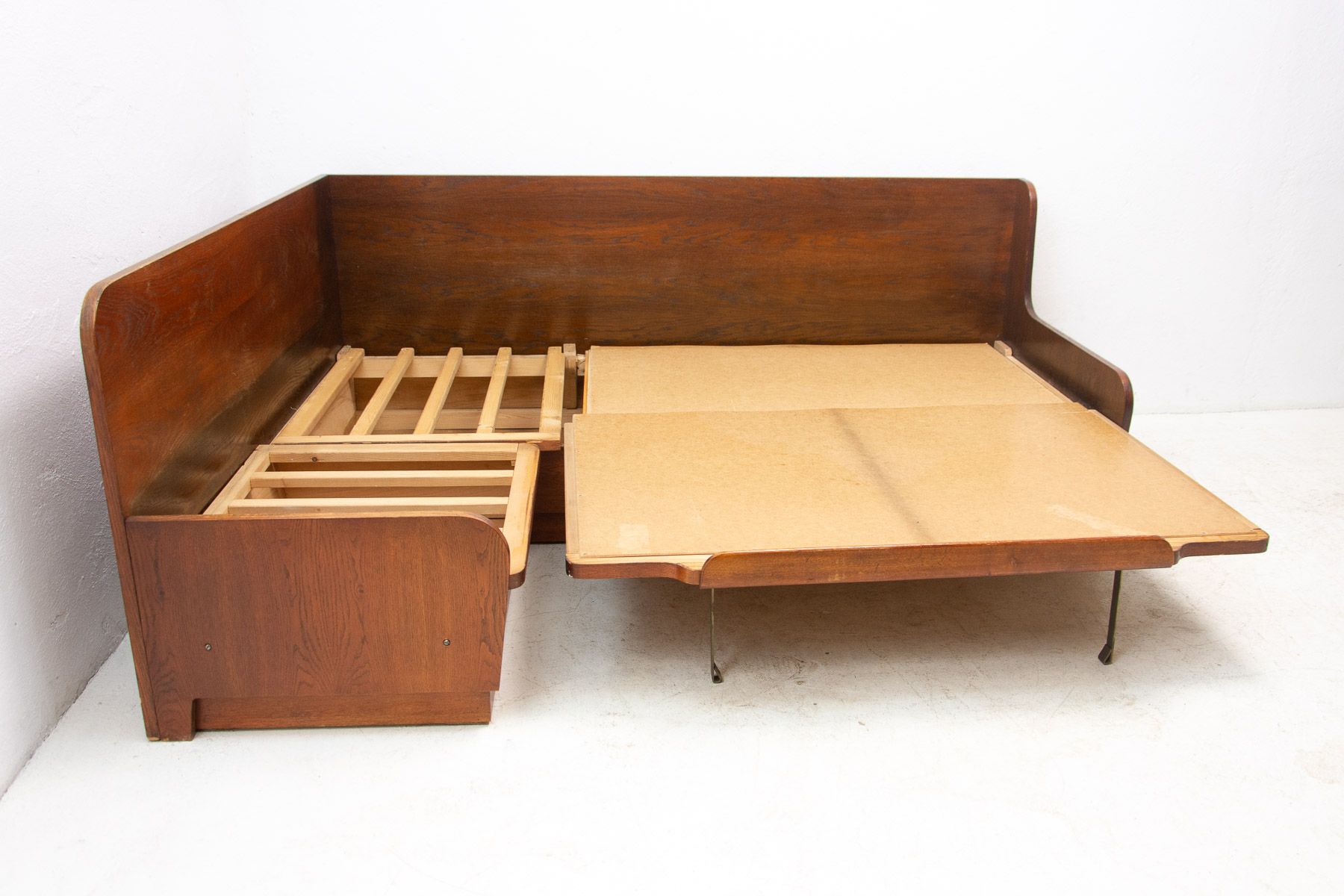 Mid Century Corner Folding Sofabed, 1960´s, Czechoslovakia