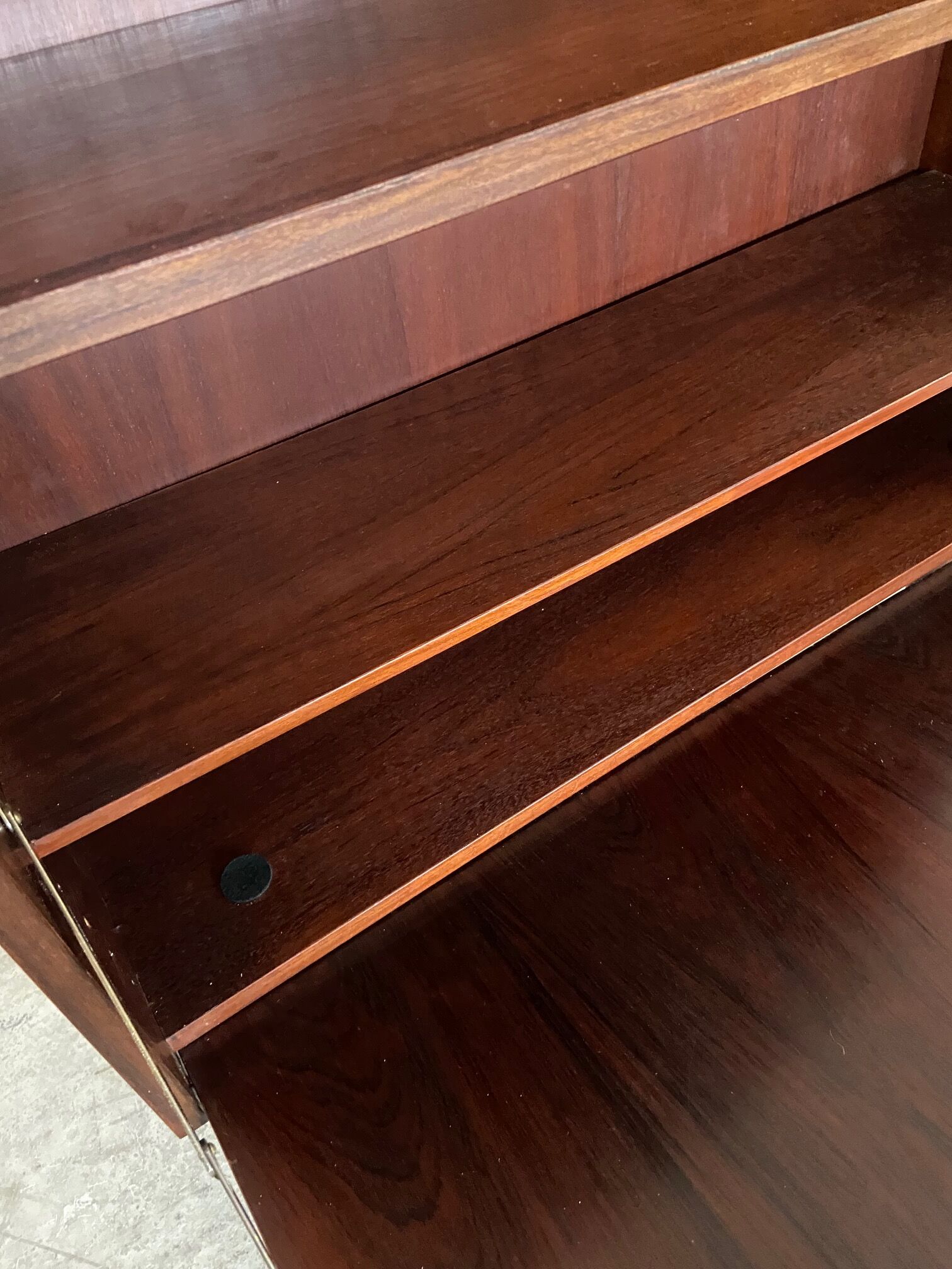 Danish retro vintage library in rosewood 1965