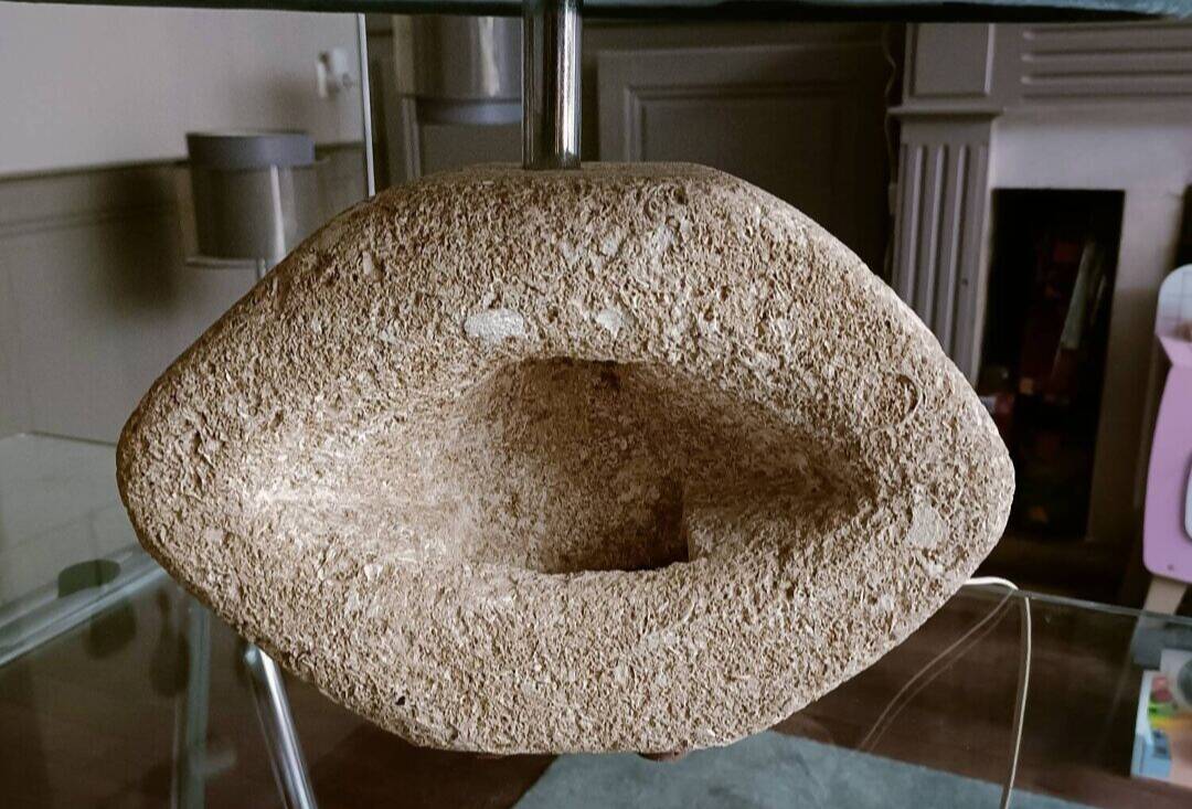 Stone lamp from the Pont du Gard, Albert Tormos